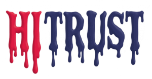 HITRUST Logo but Halloween Melty